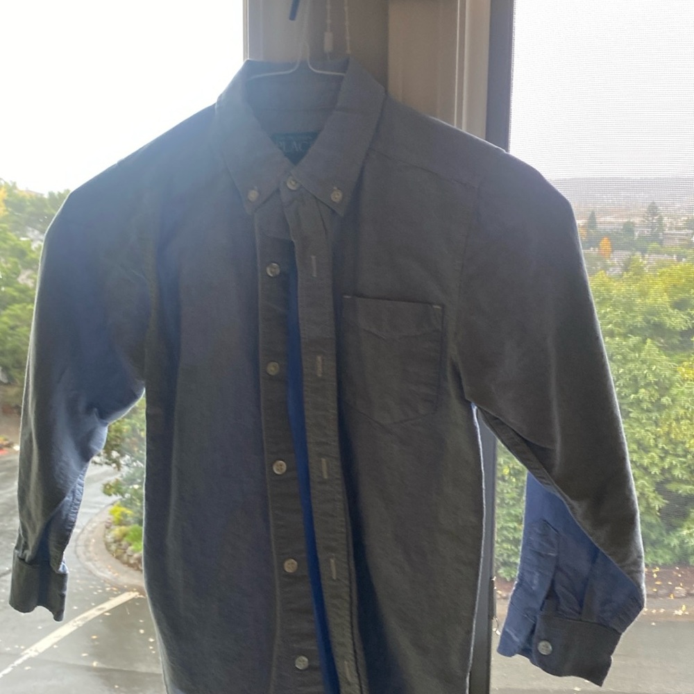 Oxford blue dress shirt